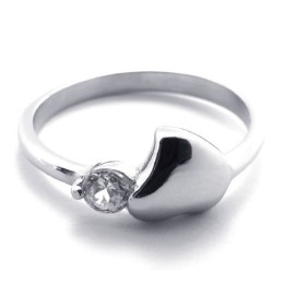Diamanten Titanium Ring Voor Vrouwen