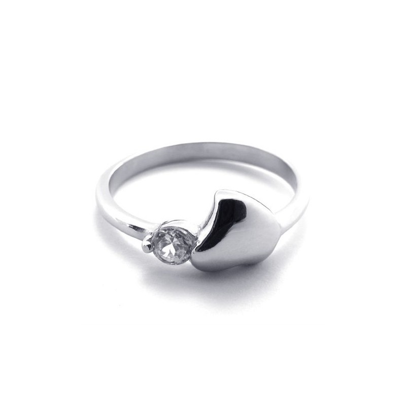 Diamanten Titanium Ring Voor Vrouwen