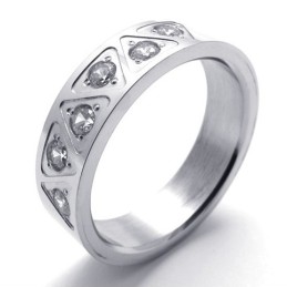 Diamanten Titanium Ring