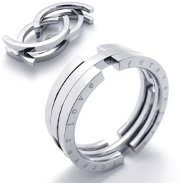Puzzel Titanium Ring