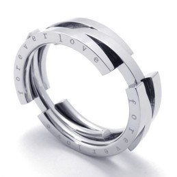 Puzzel Titanium Ring