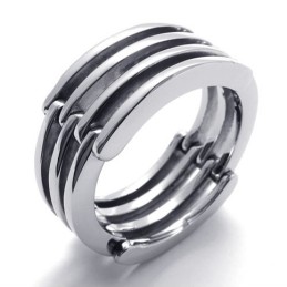 Puzzel Titanium Ring