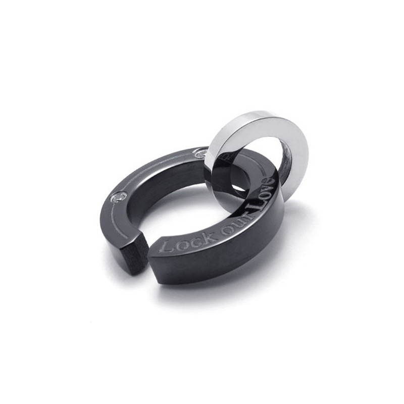 Zwarte Diamanten Liefhebbers Titanium Hanger Voor Vrouwen