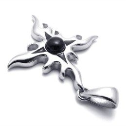Kruis Edelsteen Titanium Hanger