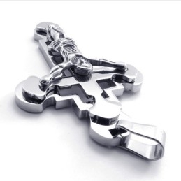 Jezus Titanium Kruis Hanger