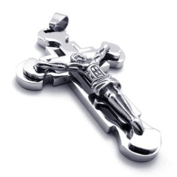 Jezus Titanium Kruis Hanger