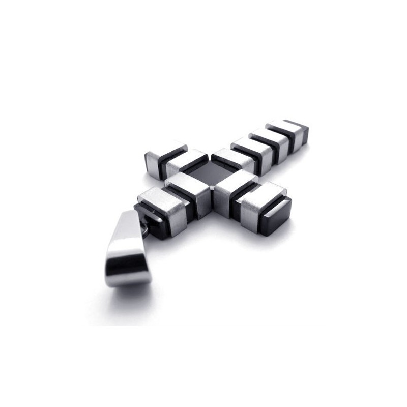 Zwarte Titanium Kruishanger