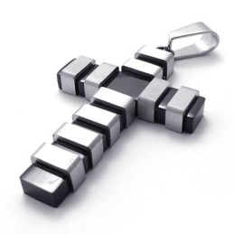 Zwarte Titanium Kruishanger