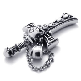 Schedel Dolk Titanium Kruis Hanger