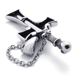 Schedel Dolk Titanium Kruis Hanger