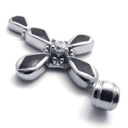 Diamanten Titanium Kruishanger