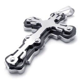 Zwarte Titanium Kruishanger