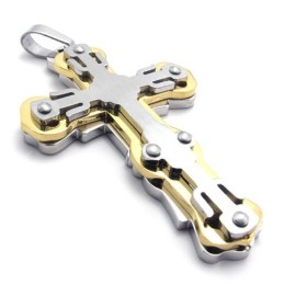 Gouden Titanium Kruishanger