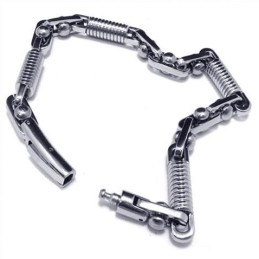 Herenjongens Zilveren 316L Pure Titanium Bedelarmband
