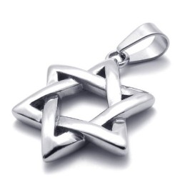 Gelukshexagram Titanium Hanger