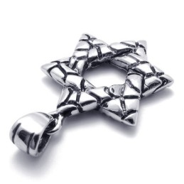 Gelukshexagram Titanium Hanger