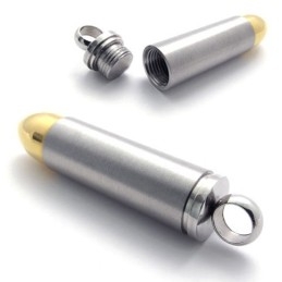 Gouden Accentkogel Titanium Hanger