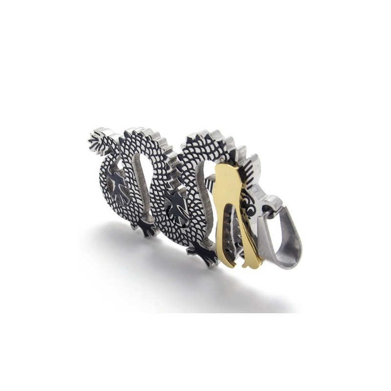 Gouden Accent Draak Titanium Hanger