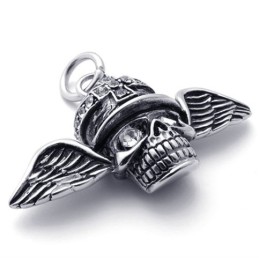 Wings Skull Diamant Titanium Hanger