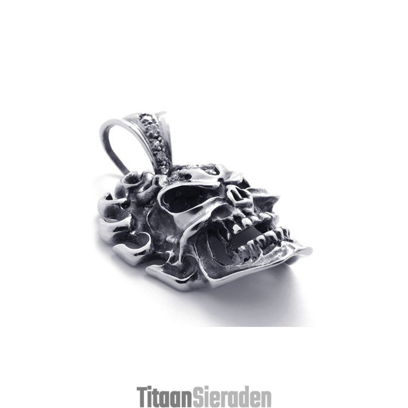 Schedel Diamant Titanium Hanger Schedel Diamant Titanium Hanger