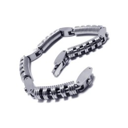 Heren Jongens Zilveren Pure Titanium Ketting Bedelarmband