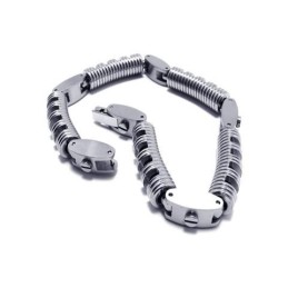 Heren Jongens Zilveren Pure Titanium Ketting Bedelarmband