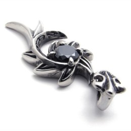 Zwarte Diamant Zeemeermin Titanium Hanger