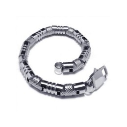 Heren Charm Zilveren 316L Pure Titanium Armband Bangle