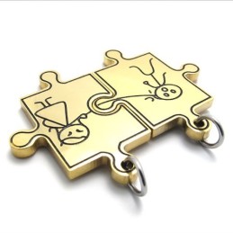 Gouden Lovers Titanium Hanger
