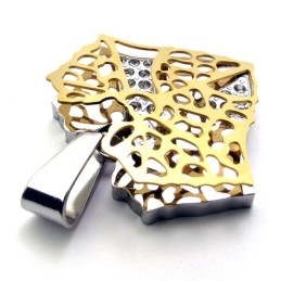 Titanium Hanger Met Bladgoud Voor Liefhebbers