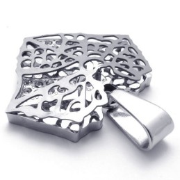 Titanium Hanger Met Holle Bladeren