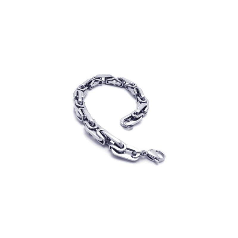 Heren Jongens Zilveren Pure Titanium Link Bedelarmband Heren Jongens Zilveren Pure Titanium Link Bedelarmband