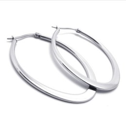 O-Ring Titanium Oorbellen