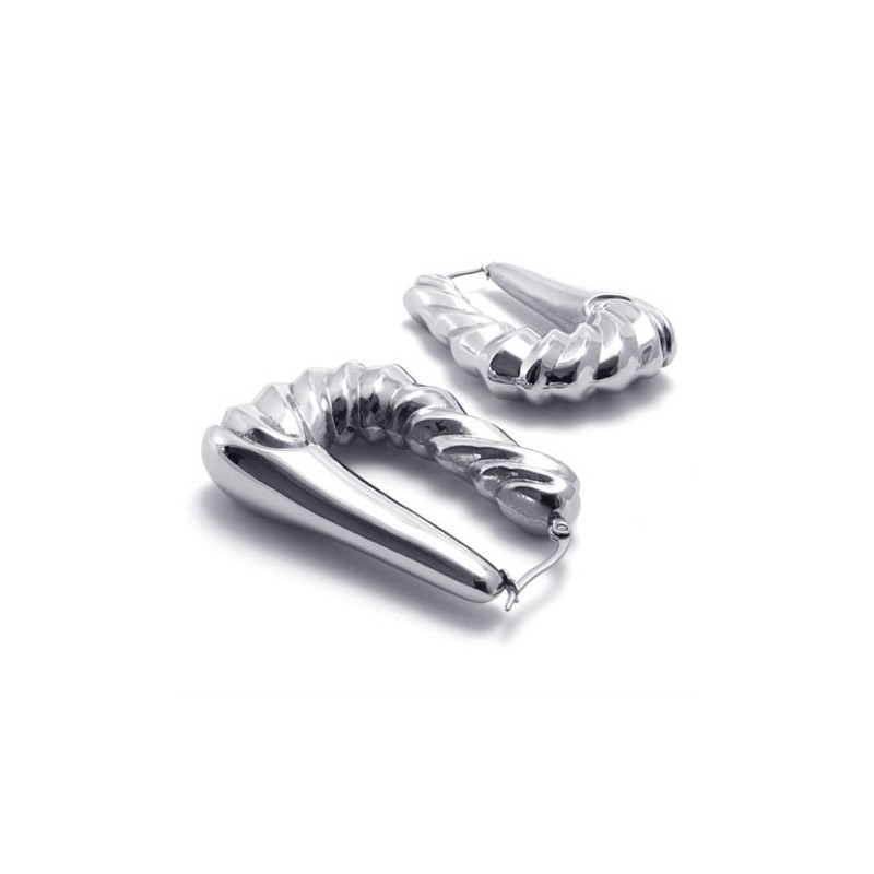Pijp Titanium Oorbellen Pijp Titanium Oorbellen