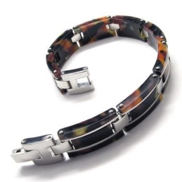 Heren Jongens Pure Titanium Rubber Armband Charm Bangle