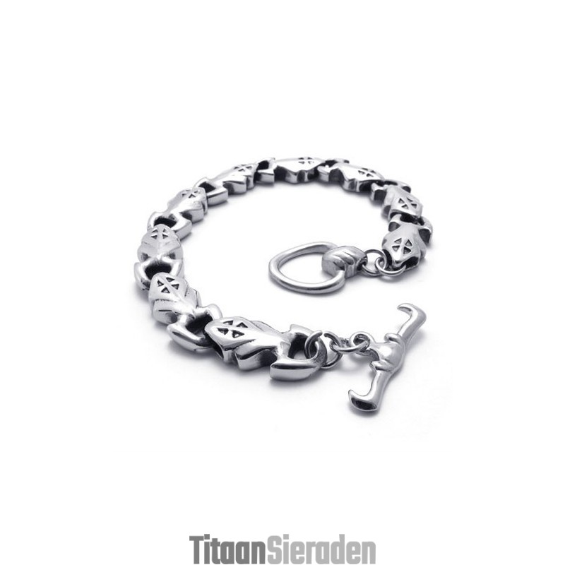 8,9 Inch Titanium Armband 8,9 Inch Titanium Armband