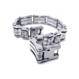Heren Jongens Zilveren Bedel Pure Titanium Armband Bangle