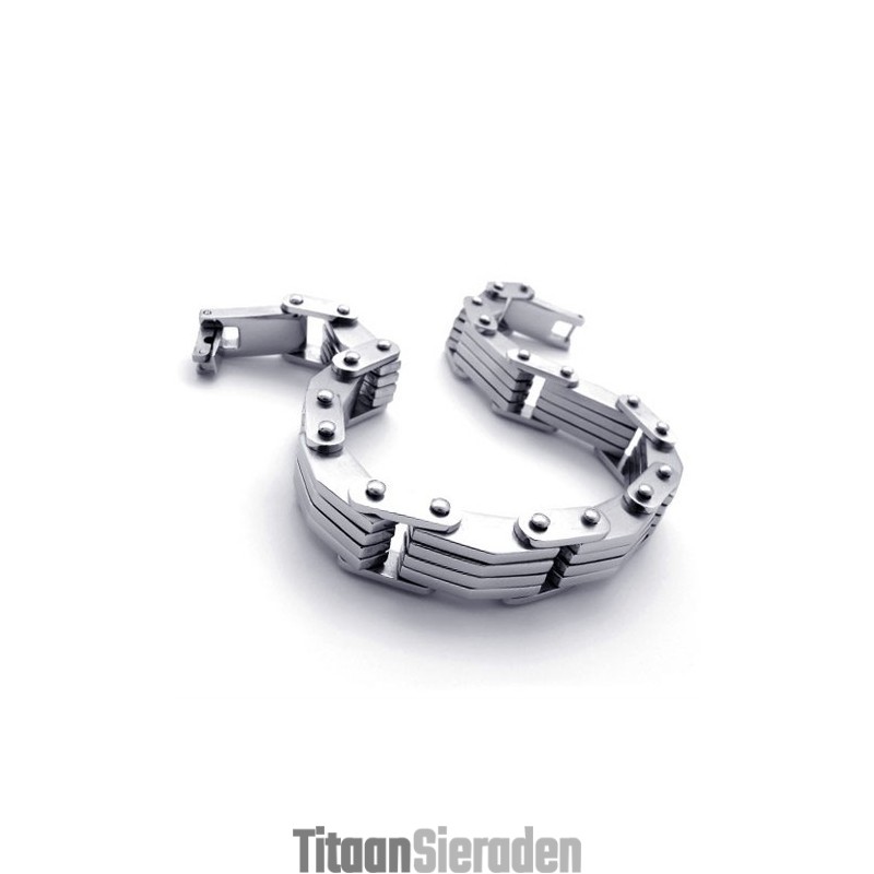 7,9 Inch Titanium Armband Voor Heren