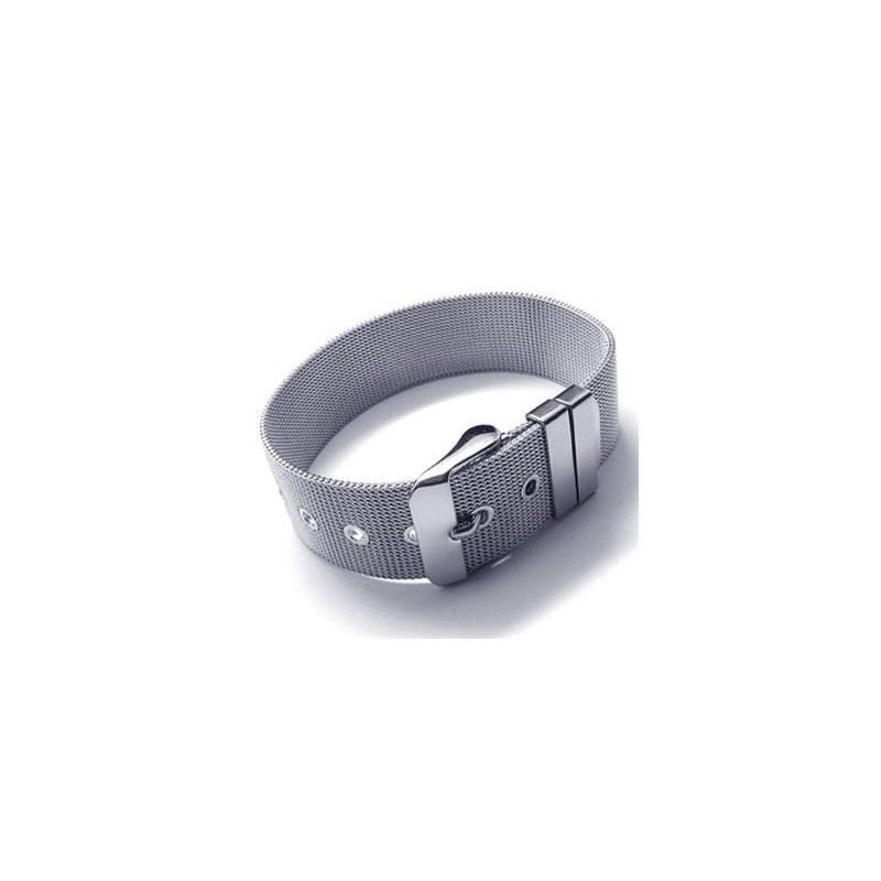 Heren Jongens Zilveren Pure Titanium Armband Charm Bangle