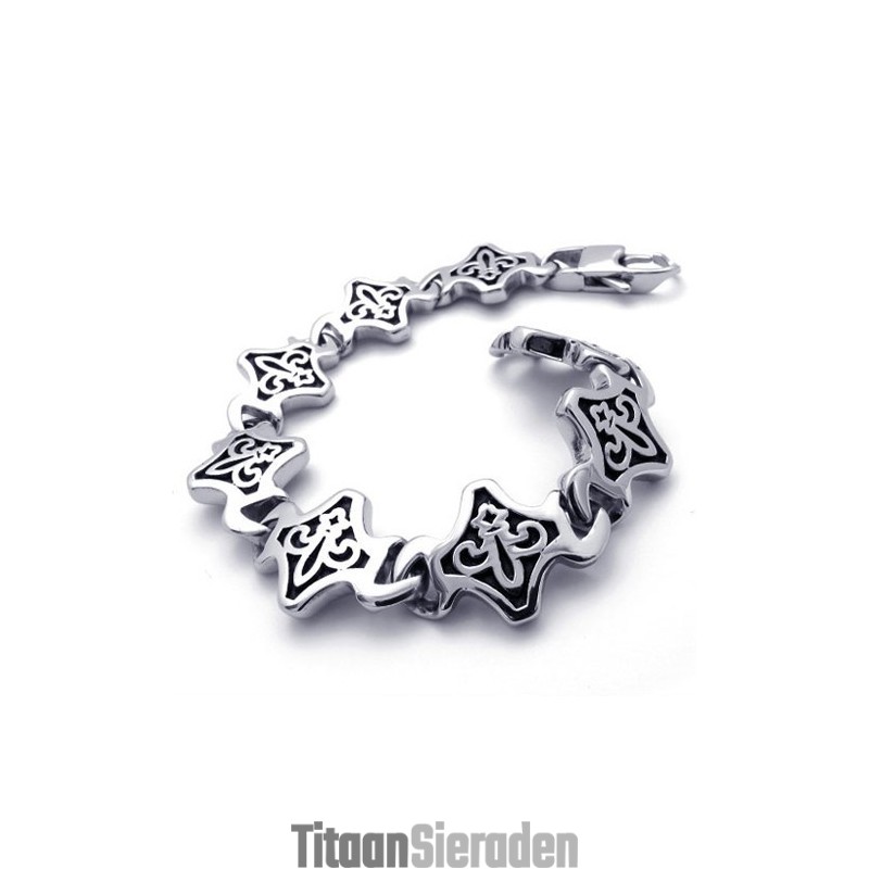 8,7 Inch Retro Titanium Armband
