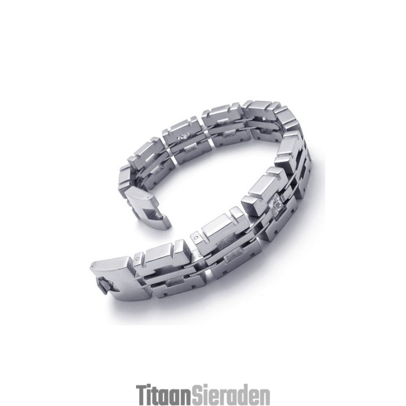 8,1 Inch Diamanten Titanium Armband 8,1 Inch Diamanten Titanium Armband