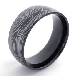 Zwarte Titanium Ring