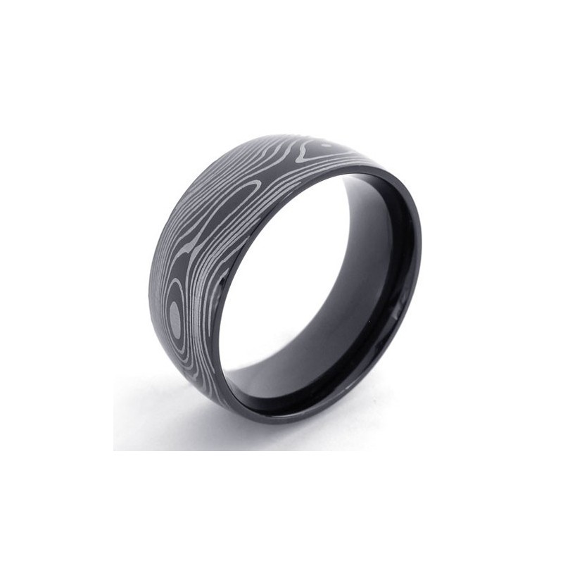 Zwarte Titanium Ring