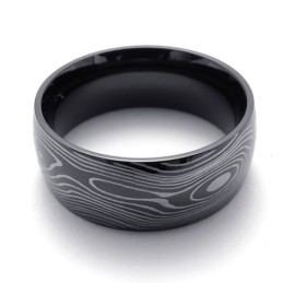 Zwarte Titanium Ring