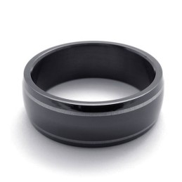 Zwarte Titanium Ring