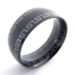 Zwarte Titanium Ring