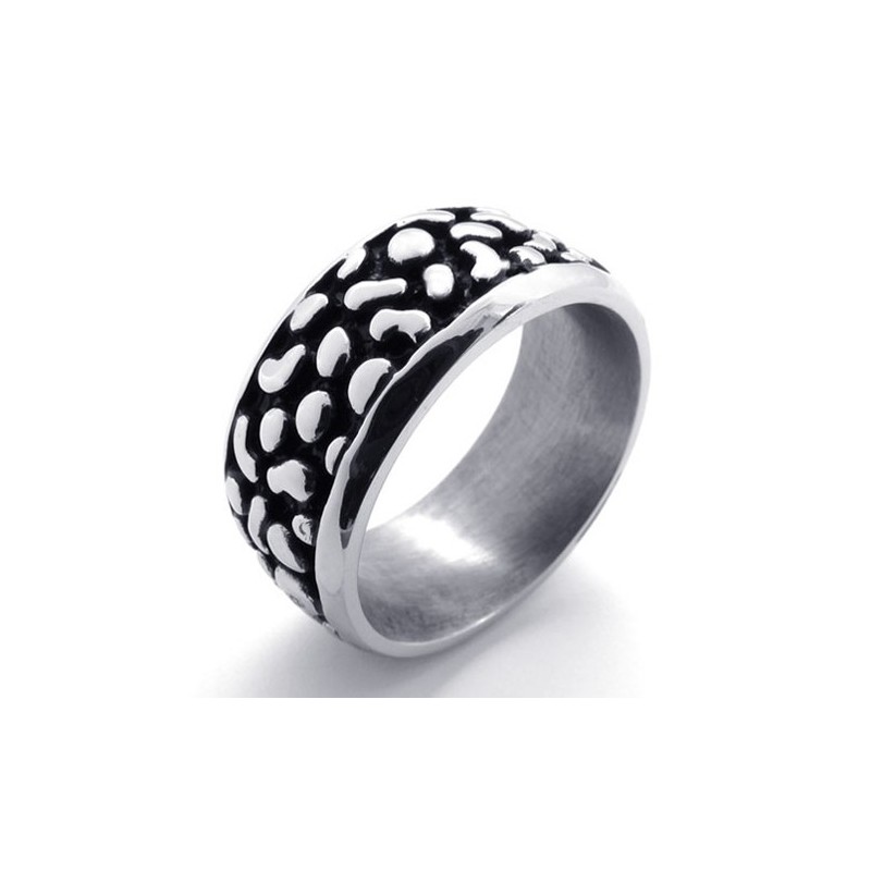 Zwarte Vintage Titanium Ring Zwarte Vintage Titanium Ring