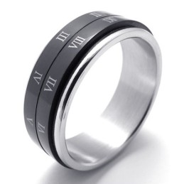 Zwarte Titanium Ring