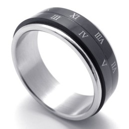 Zwarte Titanium Ring
