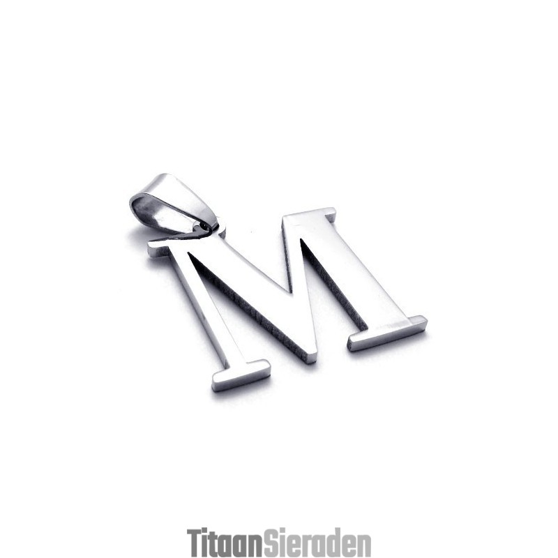 Titanium Hanger Voor De Letter "M"